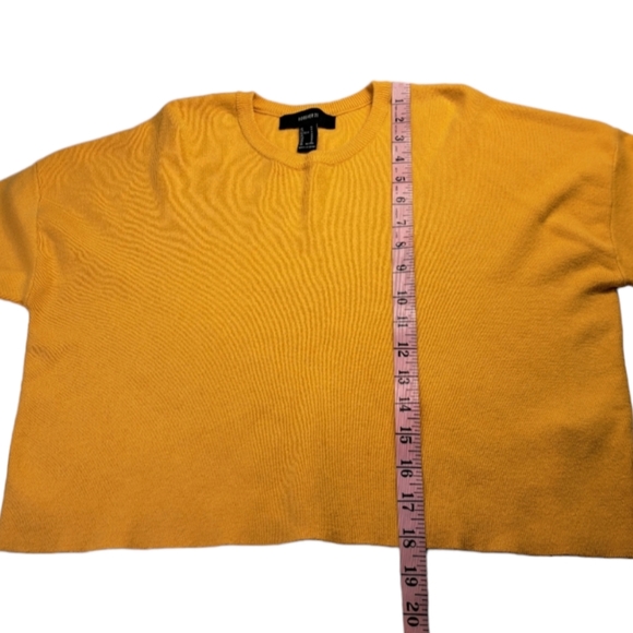 Forever 21 Women's Knit Sweater Mustard Size M - Picture 7 of 13